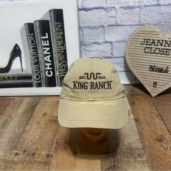 King Ranch Hat Cap Strap Back Cotton Kingsville Texas Has Flaws rodeo - Picture 1 of 8